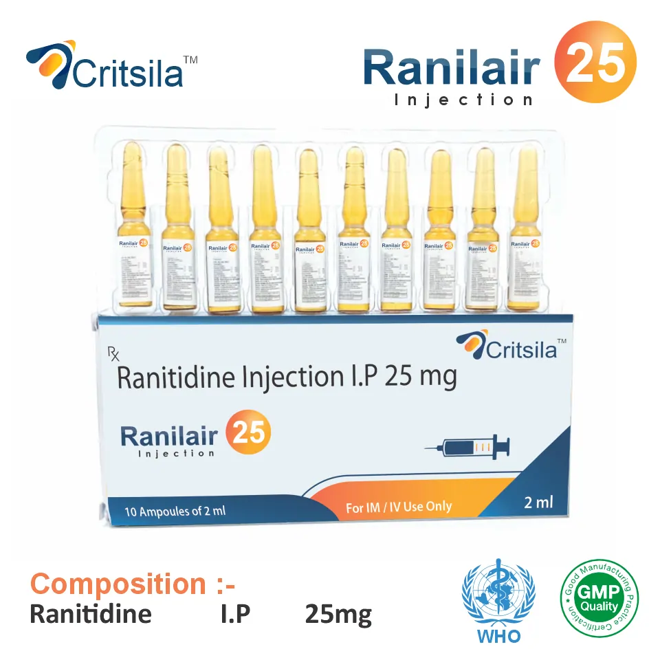 Ranitidine 25mg Injection PCD Pharma
